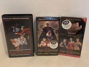 Softcel Angel Of Darkness Vol. 1-3 Vintage Anime VHS English Subtitles - Picture 1 of 11