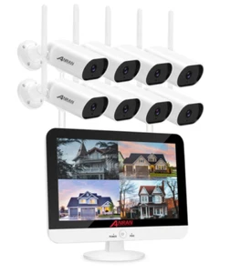 Anran AHD DVR Kit K08A2783 - 8ch, 12.5" Monitor, 8 cameras - Picture 1 of 2