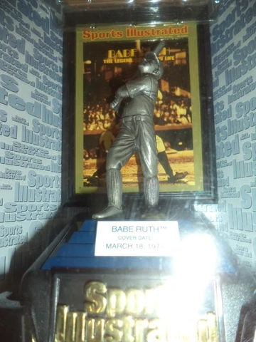 Babe Ruth Pewter Figure Cooperstown Collection Sports Illustrated NIB Cover