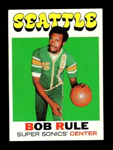1971-72 TOPPS #40 BOB RULE SONICS VG - Picture 1 of 2