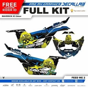 CAN AM MAVERICK X3 Graphics Decals Stickers Kit Aufkleber deco kit graphique kit - Picture 1 of 6