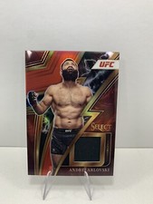 2023 Panini Select UFC Andrei Arlovski Red Prizm Sparks Memorabilia /99 #SP-AAL