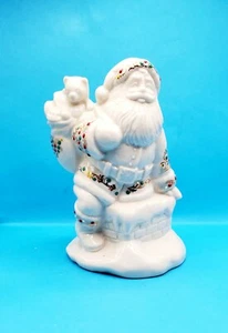 Lenox China Jewls Collection 1996 C/J Santa S Visit - Imagen 1 de 11