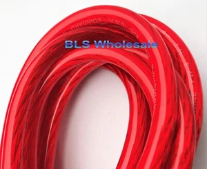 Ultra Flexible Red 12V Power Wire 4 Gauge 5ft Car Auto Wiring Primary Cable - Picture 1 of 7