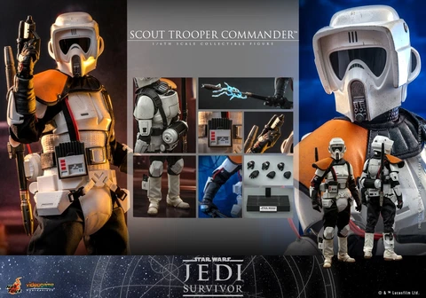 Hottoys Star Wars Jedi Survivor 1/6th scale Scout Trooper Commander Figure VGM53 Cover