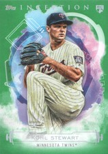 2019 Topps Inception Baseball Green Parallel #9 Kohl Stewart 