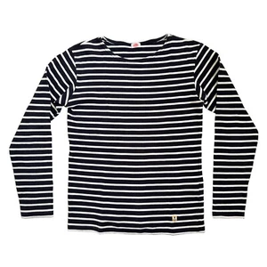 ARMOR LUX Women's Breton Striped Top Cotton Navy White Made In France XS - Picture 1 of 8