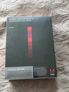 Adobe Creative Suite 4 Design Premium STUDENT EDITION Deutsch Windows NEU - Imagen 1 de 2