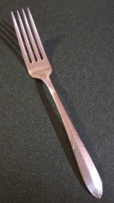 National Silver Co. Sterling Silver Fork Overture 7.5" 41.96 Grams Scrap Weight - Image 1 of 4