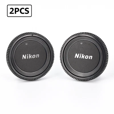 2-PC Nikon Genuine Body Cap Cover for FX DX AF F F2 F3 F4 F5 F6 FA EL FT2 FTN FM - Image 1 of 4