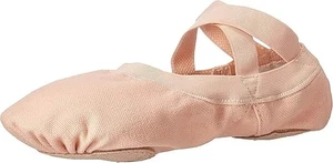 Bloch Girl's Pro Elastic Canvas Split-Sole Ballet Shoe 1 Little Kid - Picture 1 of 7