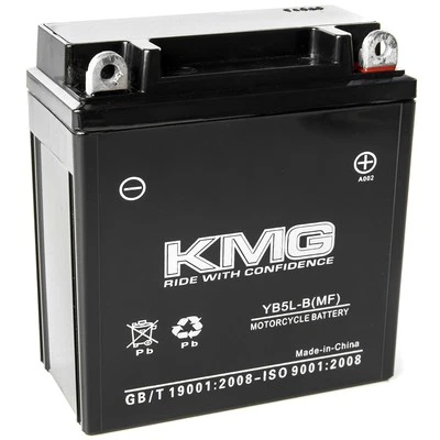 Batería sellada sin mantenimiento KMG YB5L-B 12V 5AH para Suzuki serie T350 1979 Foto 1 de 3