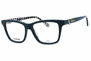 MOSCHINO LOVE MOL610 PJP Eyeglasses Blue Frame 52mm - Picture 1 of 4