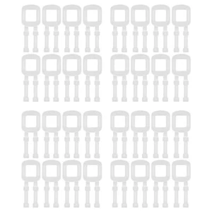 100 Pcs Strapping Buckles Plastic Slide Banding Clips Connector - Picture 1 of 12