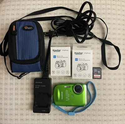 Fujifilm FinePix Z33WP 10.0MP Waterproof Digital Camera w/ 32GB X2 New BATERRIES - Image 1 of 4