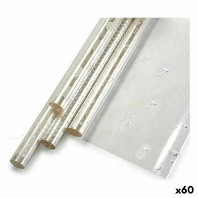Carta Regalo Bianco Trasparente 70 x 500 cm Stampa [60 Unità] - Immagine 1 di 2