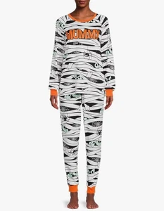 Way to Celebrate Halloween "Mummia" set pigiama 2 pezzi taglia 3X (22w-24w) - Foto 1 di 5
