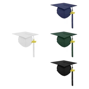 Graduation Cap Party Supplies Outfit for Women Men High School Adults Bachelor - Picture 1 of 22