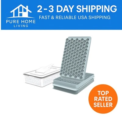 Vielseitige Mini Eiswürfelschalen für Nuggets - 2er Pack, 0,55 Zoll - Verbessert jedes Getränk - Bild 1 von 4