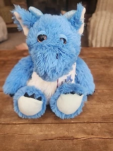 Warmies 13 Zoll blauer Drache mikrowellengeeignet Plüschtier gewichteter Drache Lavendel  - Bild 1 von 3