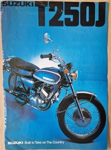 Vintage Sukuzi T250J Brochure/Leaflet Circa 1971/72 - *Original NOT a Reprint* - Picture 1 of 8
