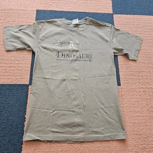 American Museum of Natural History T-Shirt Medium Dinosaurs 1995 Green USA X7c - Picture 1 of 9