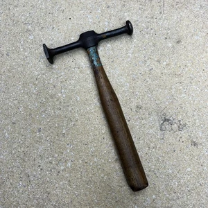 Square & Round Planishing Panel Beater Body Repair Curved Face Dinging Hammer - Picture 1 of 16