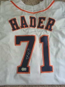 Josh Hader Autographed Custom Jersey Astros Beckett Authenticated - Picture 1 of 3