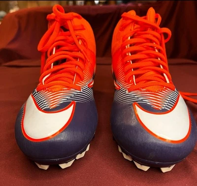 Nike Vapor (VPR) Speed 2 Mid 3/4 PF Football Cleats Size 11.5 846443-410 - Image 1 of 4