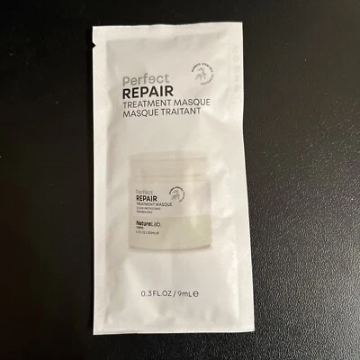Mascarilla de tratamiento Natural Lab Perfect REPAIR 0,3 oz 9 ml paquete de muestra de viaje prueba Foto 1 de 2