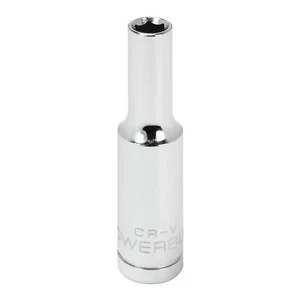 Unidad Powerbuilt de 1/4 pulgadas x enchufe profundo de 6 puntos de 3/16 pulgadas - 948308 - Imagen 1 de 5