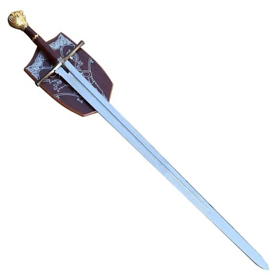Narnia The Lion Prince Sword Replica, Fantesy Sword with Wall Plaque Foto 1 de 4