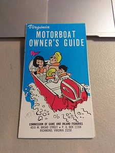 Super Little Vintage 1974 Virginia Motorboat Owners Guide - Bild 1 von 3