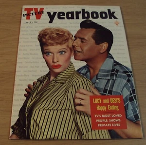 Revista 'Lucy and DESI' 1954 de colección ~ "Anuario con imágenes de TV" ~ ¡Excelente! PRIMERA edición~ - Imagen 1 de 12