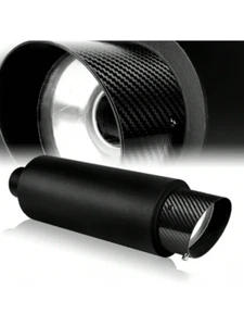 escape de carro mofles para autos Tubo con punta de carbon fiber escapes mofles - Picture 1 of 17