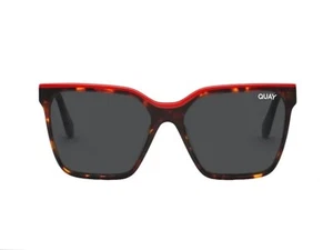 Gafas de sol para mujer QUAY Level Up RX QT-000636 tortuga y rojo/gris humo lentes - Imagen 1 de 2