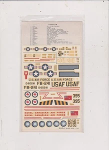 MC DONNELL F-101 VOODO INSTRUCTIONS AND DECALS - Picture 1 of 2