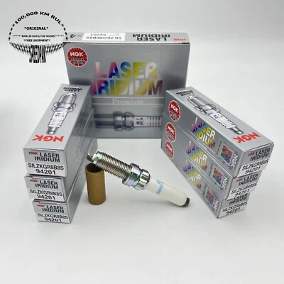 NGK Laser Iridium Spark Plugs Set 6 For F30 F34 F32 F33 F36 G30 F22 F23 F25 G01 Foto 1 de 4