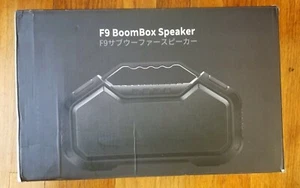 F9 Boombox Bluetooth Speakers IPX7 Waterproof Outdoor Speaker - Picture 1 of 9