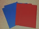 4 Platzdeckchen rot und blau  40 cm x50cm