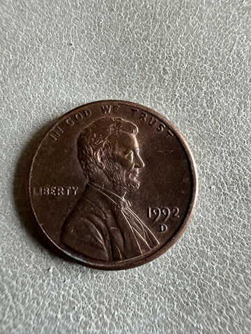 1992 D Lincoln Cent Cover