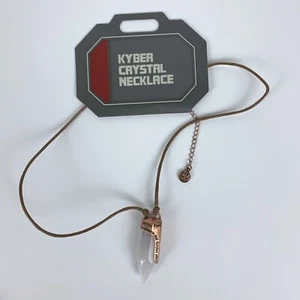 Collar de Cristal Kyber Blanco Star Wars Galaxy's Edge - Que la Fuerza Te Contigo - Imagen 1 de 2