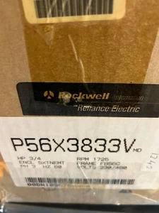 New !!! Reliance Electric P56X3833V 3/4 HP 1725 RPM 230/460V - Picture 1 of 8