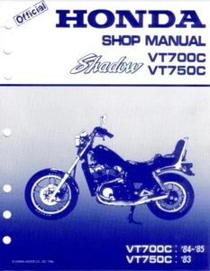 Manuale officina Honda VT700-750c 1983-85 (pdf) - Foto 1 di 2