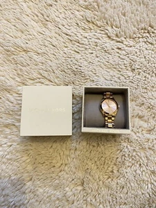Michael Kors Ladies Watch Slim Runway Rose Gold With Box - Picture 1 of 10