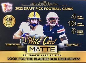 2022 Wild Card Matte Draft Pick Football Pick Your Card(s) MB1-MB130