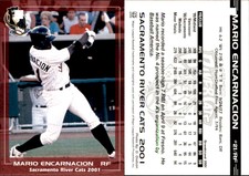 Mario Encarnacion 2001 Grandstand Sacramento River Cats #13 Card