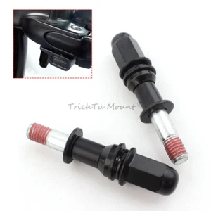 Motorcycle Handlebar Rearview Mirrors Adapter Bolt Screw Mount 8MM For Harley - Bild 1 von 16