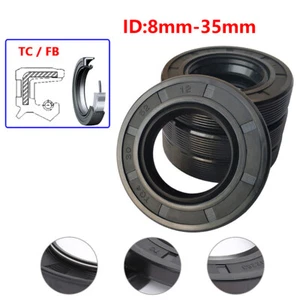 TC/FB Skeleton Oil Seal Rings NBR Double Lip Seal for Rotation Shaft ID 8 - 35mm - Picture 1 of 6