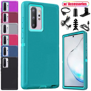 For Samsung Galaxy Note10/Note10 Plus 5G Heavy Duty Phone Case Cover+Accessory - Picture 1 of 77